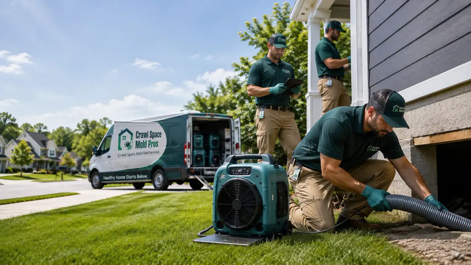 Crawl Space Mold Removal in Oakfield, WI